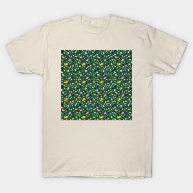 Terrazzo green marble T-Shirt by famenxt